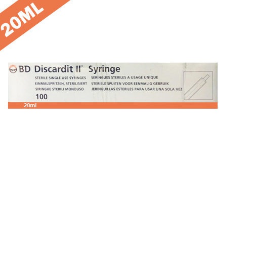 B.D. 20ML 2 PC Syringe-21G x 1.5