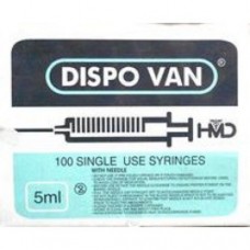 Dispovan Syringe 5ml-22G x 1